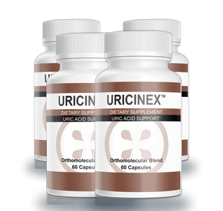 Four bottles of Uricinex